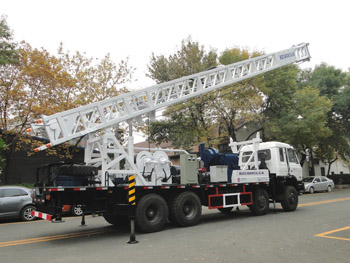 陕西省煤田地质局订购我厂BZC600LCCA车载水井钻机