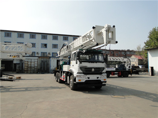 Delivery BZC400WY truck mounted drilling rig to Xinjiang, China.