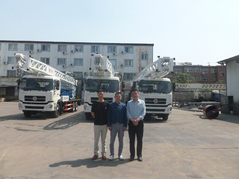 Beijing merchants to visit our factory drill