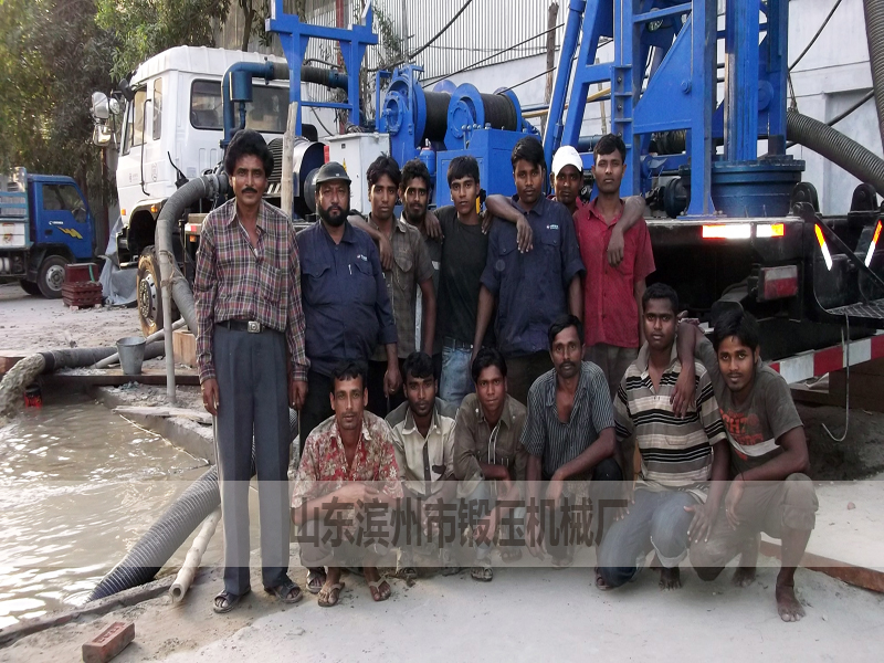 BZCF150 reverse circulation drilling rig in Bangladesh drilling construction site