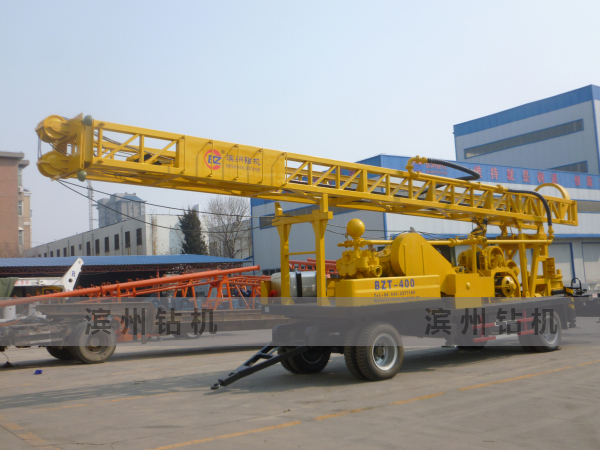 BZT400 tralier mounted drilling rig