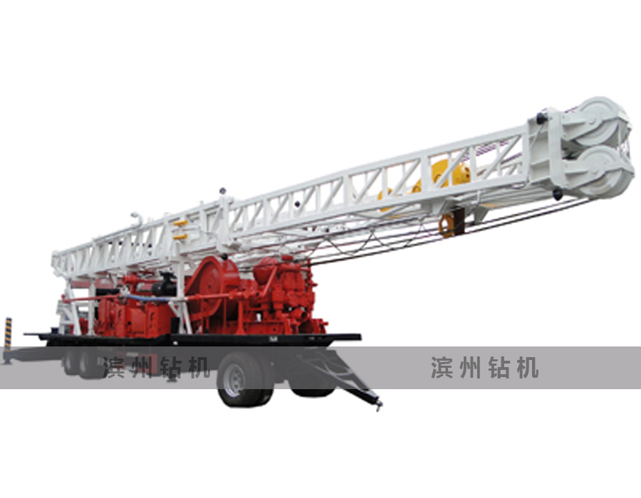 BZT1500 trailer mounted water well drilling rig